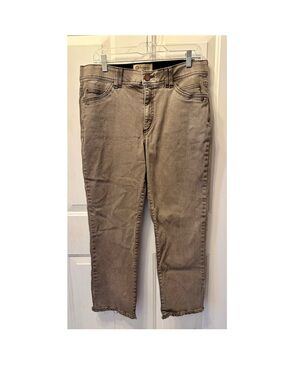 Democracy Brown Raw Edge Denim